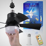 ⏳LAST DAY SALE 60% OFF🔥40W LED Ceiling Fan Light – 20.5” Ultra-Quiet with Remote 🎯 | E27 + FREE B22 Adapter 🔌 | For Bedroom 😴, Kitchen 👩‍🍳 & Garage 🛠️ – UK Ready! 🇬🇧