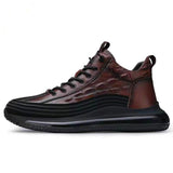 Men's Casual Leather-Look Air Cushion Shoes