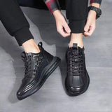 Men's Casual Leather-Look Air Cushion Shoes