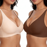 💗LAST DAY SALE 60% OFF⚡50K+ SOLD💕 Jelly Wireless Womens Comfortable Wireless Bras Push Up Bralettes Seamless Tshirts Bras Deep V Everyday Bras
