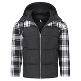 Plaid Puffer Jacket