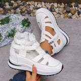 Comfortable Lightweight Wedges with Side Zip