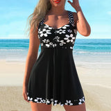 💃LAST DAY SALE 60% OFF!!✨Strap Top & Fitted Swim Shorts Separable Swimsuit 